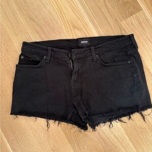 Hudson Jeans Charcoal Denim Shorts
